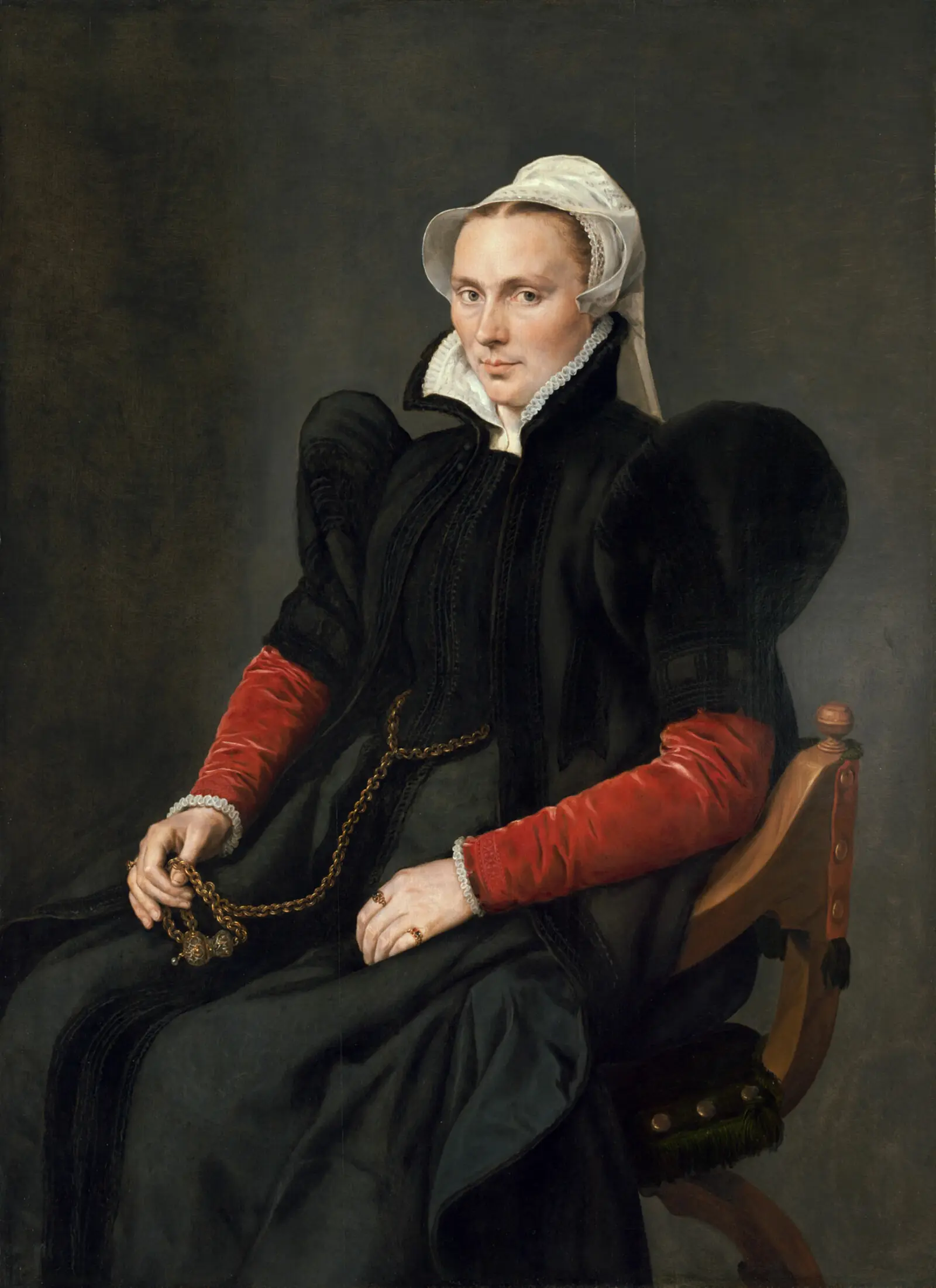 Antonis Mor, Portrait of a Seated Woman, c. 1565