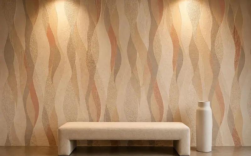 Printed surfaces, in place